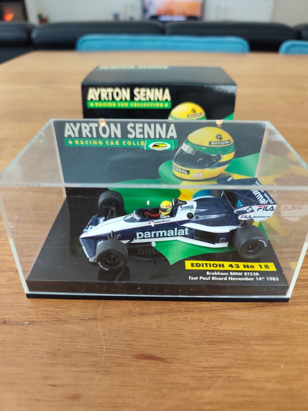 Senna Brabham bmw bt52b 1983, Verzamelen, Ophalen of Verzenden, Zo goed als nieuw, Formule 1