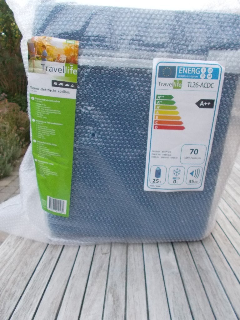 Koelbox Travellife 25 liter, Caravanes & Camping, Glacières, Enlèvement ou Envoi, Neuf, Glacières