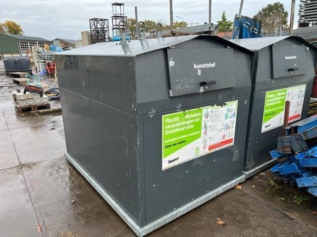 2098. PMD container / kliko / Bauer / behuizing, Enlèvement, Utilisé