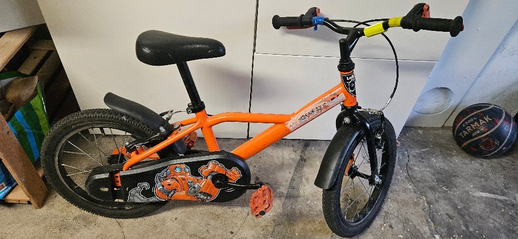 Velo enfant 16pouces, Ophalen, Velgrem, B'twin, 16 tot 20 inch