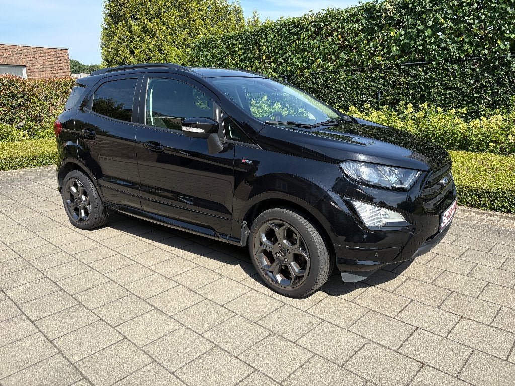 Ford Eco sport ST Line Titanium 92 kw, Auto's, Ford, Zwart, Ecosport, Alcantara, Zwart