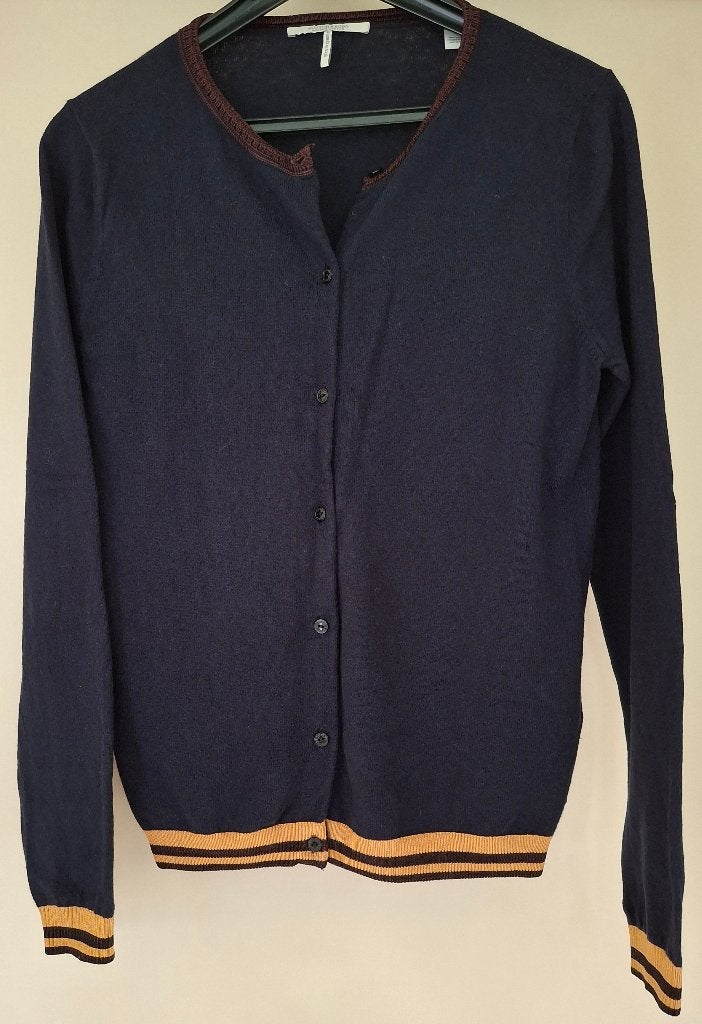 Donkerblauwe cardigan 'Scotch & Soda' - maat 38 (M), Ophalen of Verzenden, Zo goed als nieuw, Maat 38/40 (M), Blauw