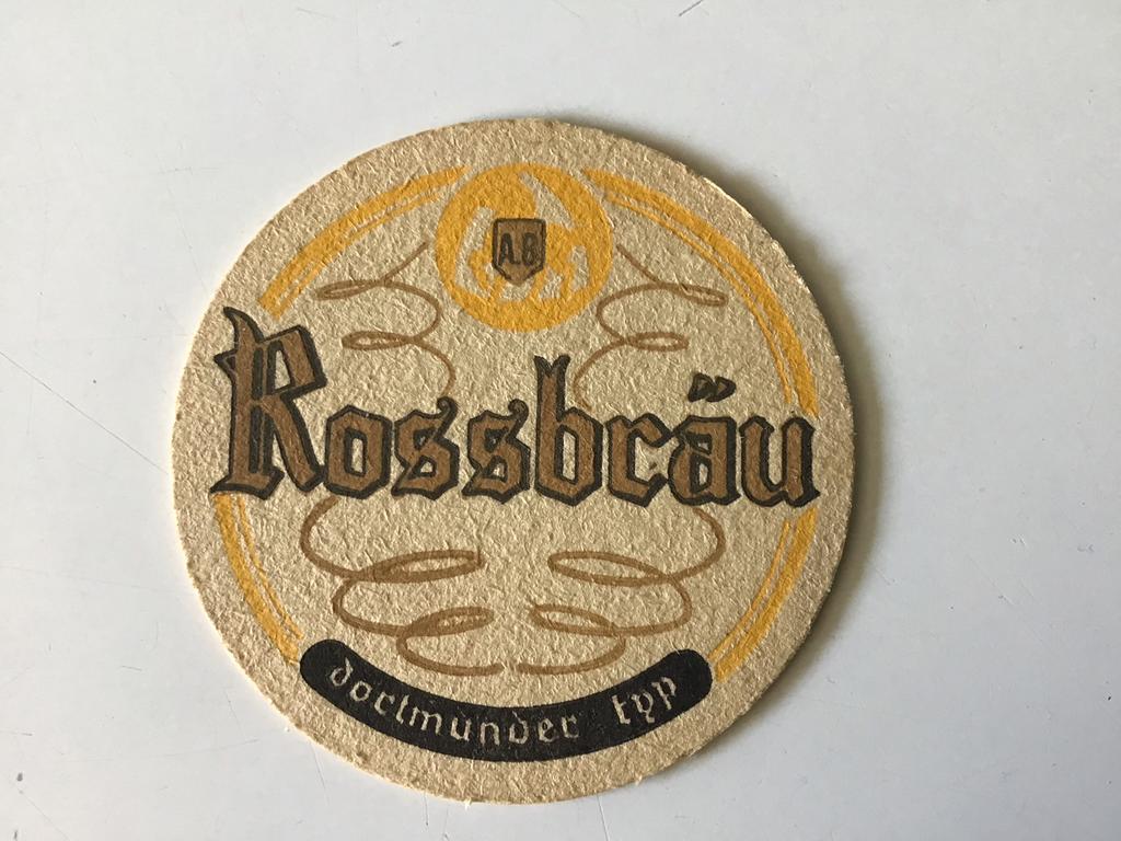 Oud bierviltje Rossbrau, Verzamelen, Ophalen, Gebruikt, Viltje(s)