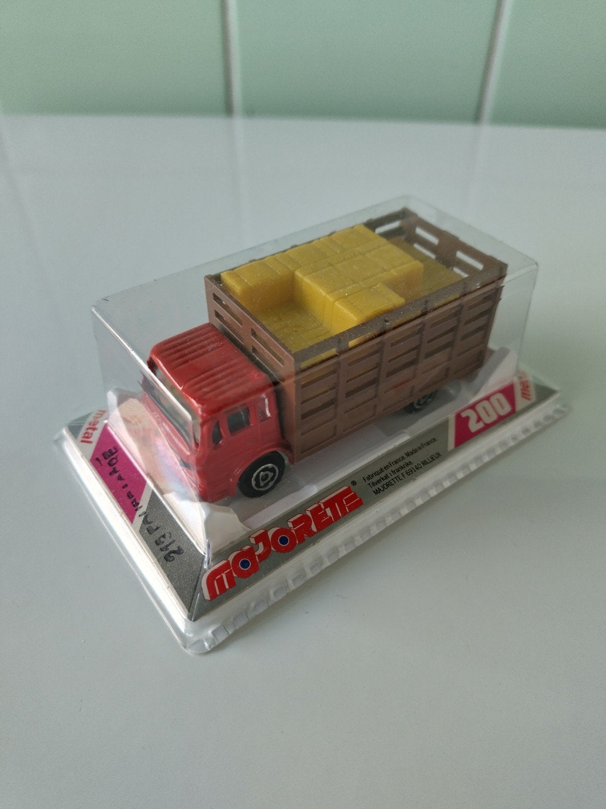 Vintage Majorette Farm Truck AFHALING LEES BESCHRIJVING, Enlèvement, Neuf, Bus ou Camion, Majorette