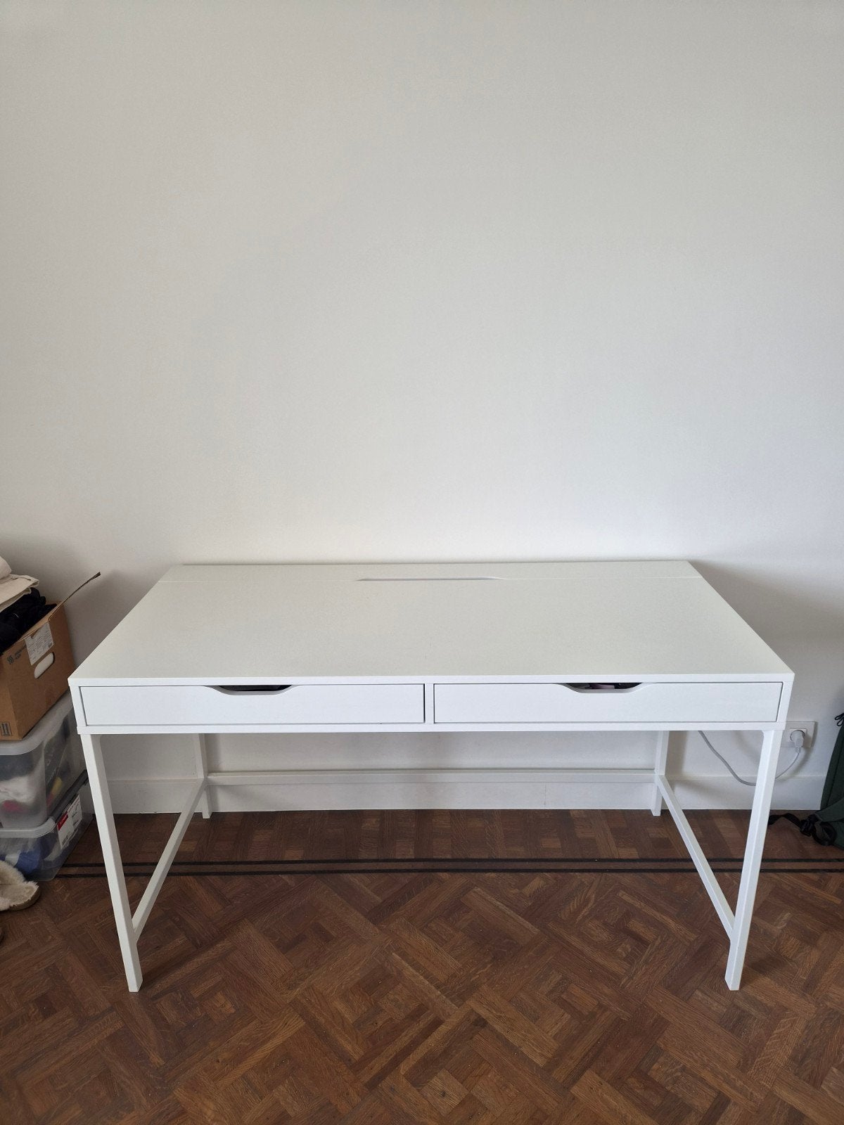 Ikea Alex bureau wit, Ophalen, Kabelgoot, IKEA, Wit