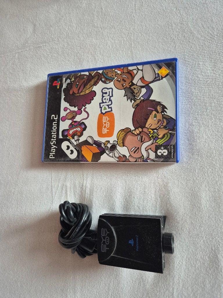EyeToy Play + EyeToy USB Camera — PlayStation 2 PAL, Enlèvement ou Envoi, 2 joueurs, Utilisé, À partir de 3 ans