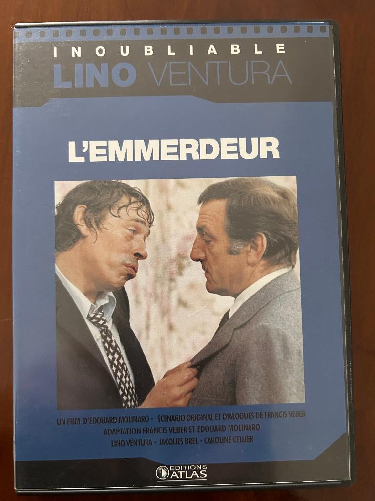DVD L’emmerdeur - Jacques Brel, Lino Ventura, C. Cellier, Enlèvement, Comme neuf, Français, Français