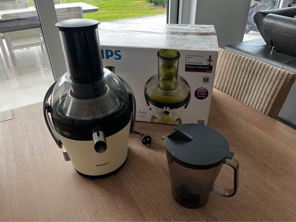 Presse-fruits et légumes Philips 900w comme neuf, Enlèvement ou Envoi, Comme neuf, Électrique, Presse-agrume