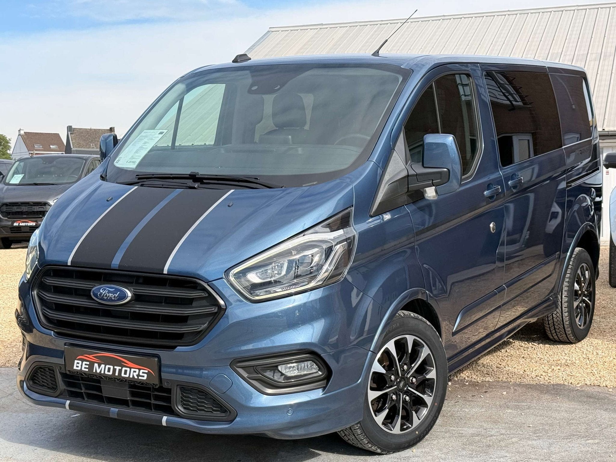 Ford Transit Custom Sport 2.0 TDCi L1H1 TVAC 185CV 5PL DOUBL, Autos, Achat, Euro 6, Aide au démarrage en côte, Noir