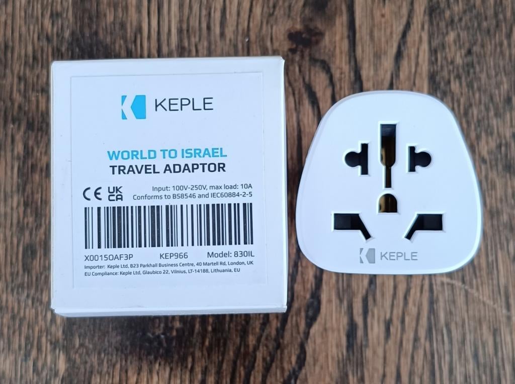 Adaptateur de voyage World to Israel, Enlèvement