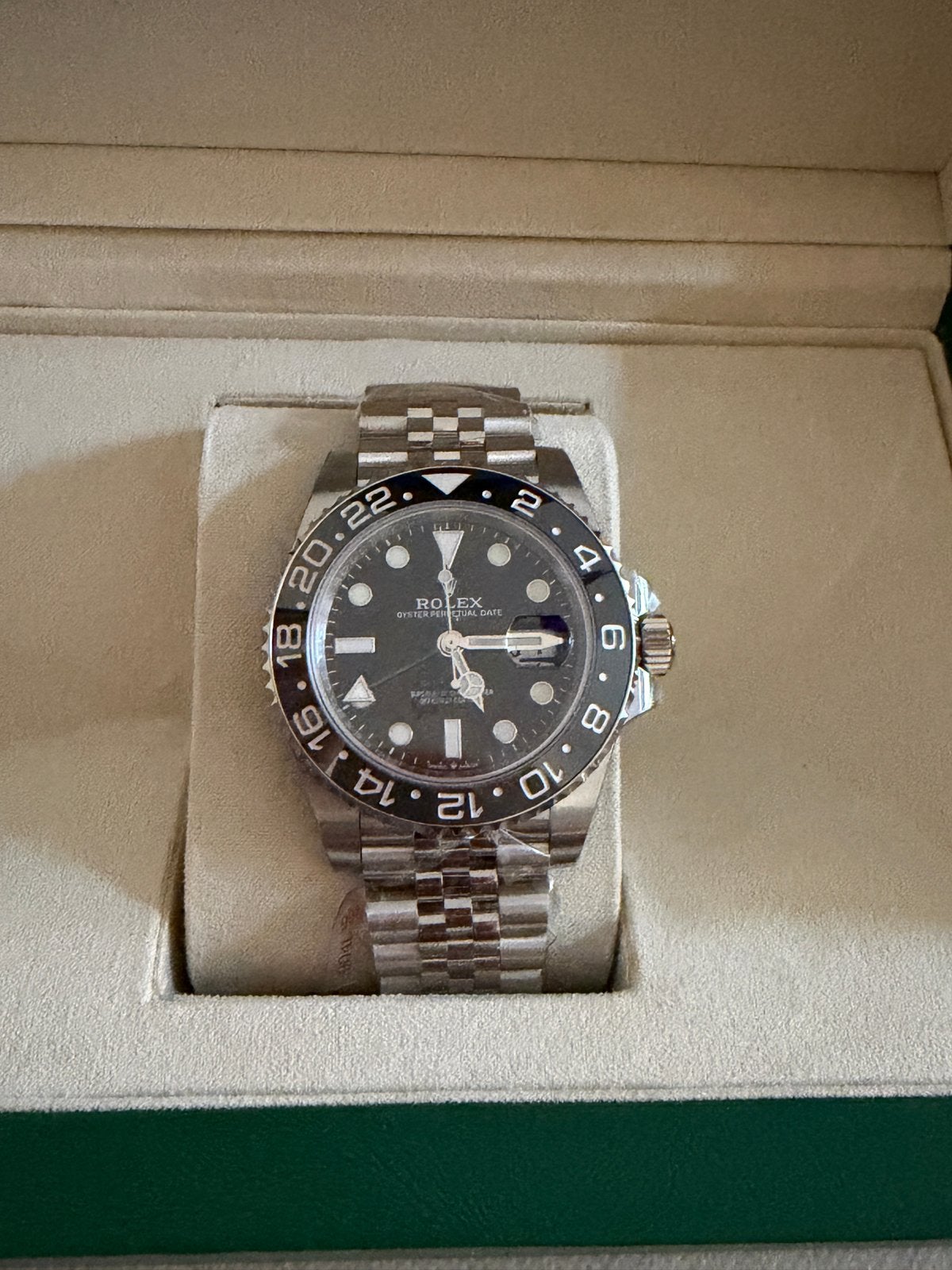 Rolex Gmt-Master, Handtassen en Accessoires, Staal, Polshorloge, Nieuw, Ophalen of Verzenden