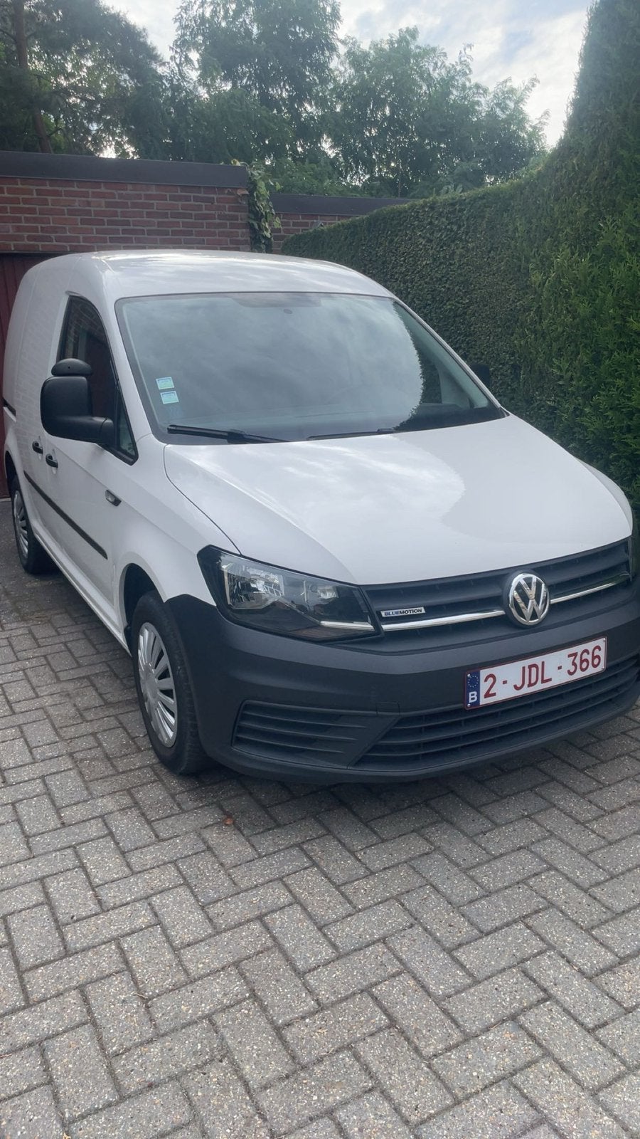 Volkswagen caddy, Auto's, Voorwielaandrijving, CNG (Aardgas), Wit, Leder