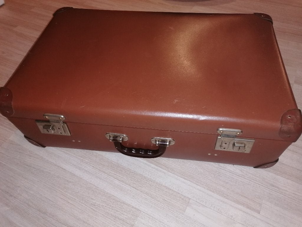 oud valiesje  - reiskoffer, Ophalen of Verzenden