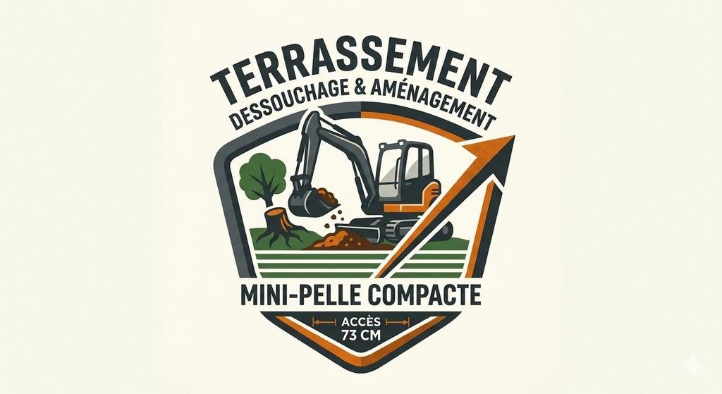 Minipelle / terrassement, Enlèvement