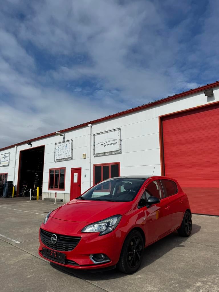 Opel Corsa Black Edition 1.4i led/applcrpy/siègech/volantchf, Autos, Rouge, Achat, Euro 6, Entreprise