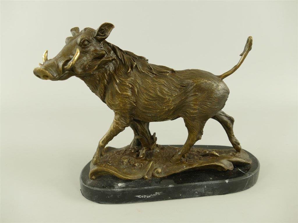 bronzen zwijn , zwijn, Ophalen of Verzenden, Beeld