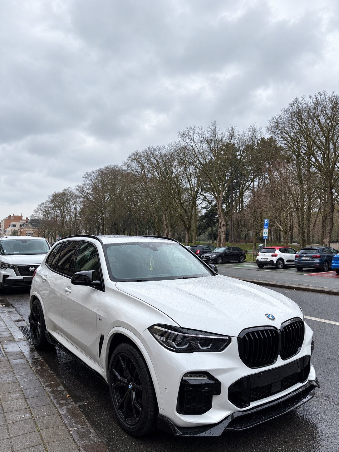 BMW X5 30D-pakket M, Auto's, Automaat, Wit, Leder, Diesel