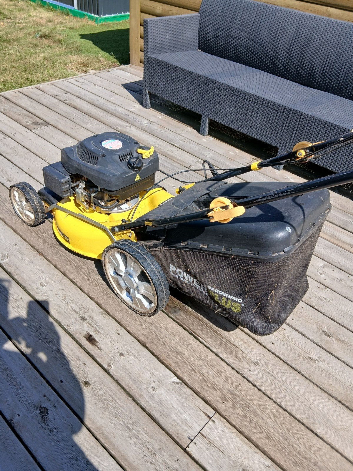 Powerplus zelftrekker 60215., Tuin en Terras, Grasmaaiers, Ophalen, Zo goed als nieuw, 40 t/m 49 cm, Powerplus 60215