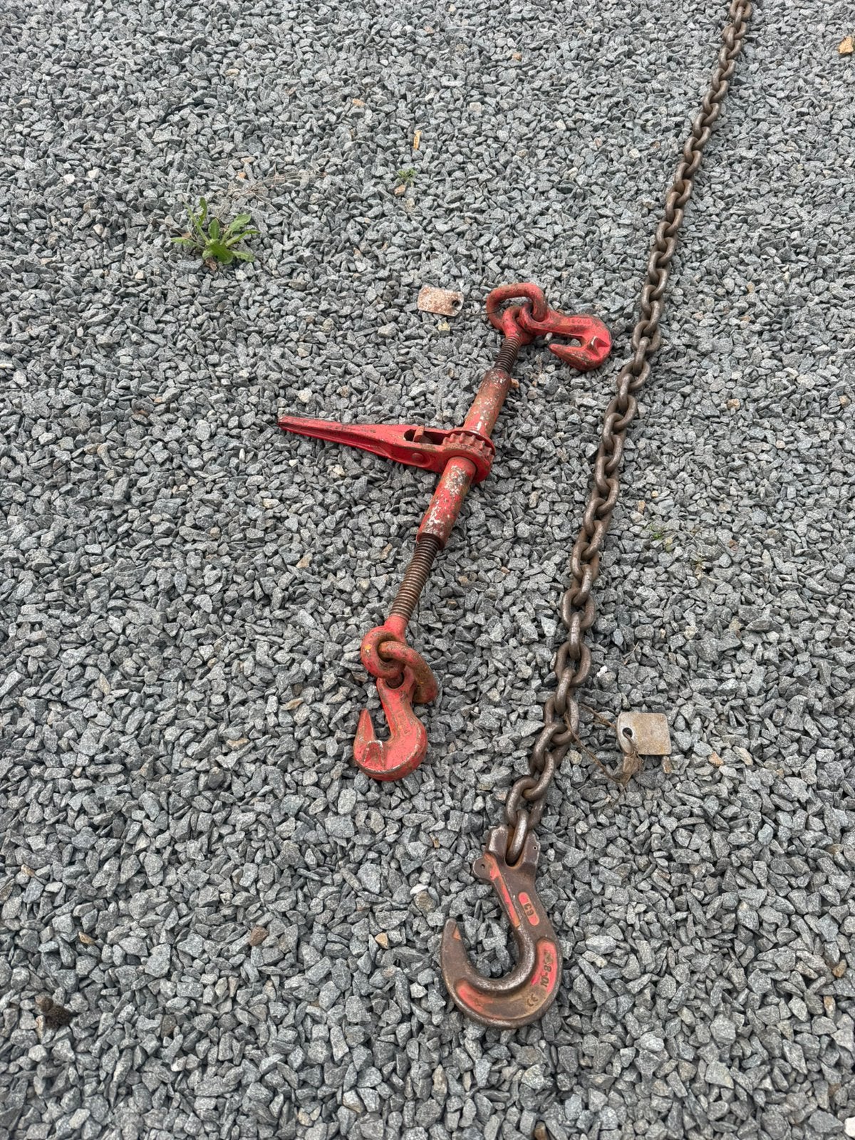 4 kettingen en ratels 3meter lang, Ophalen, Zo goed als nieuw