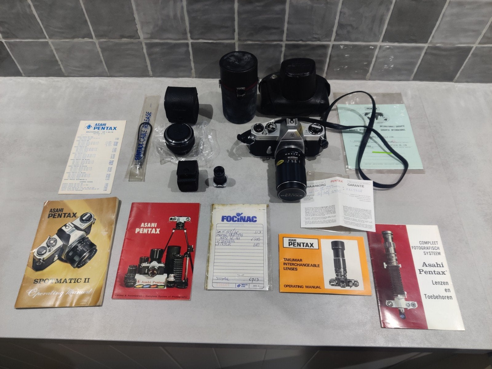 Pentax Spotmatic 2, Enlèvement, Comme neuf, Pentax, Housse/sac de protection