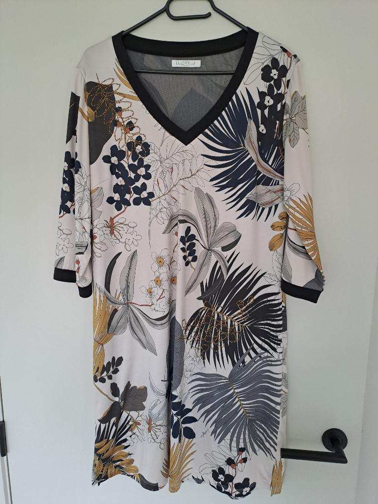 Feestelijke jurk Luckylu Milano (Italiaans modemerk), XL, Kleding | Dames, Ophalen, Overige kleuren, Maat 46/48 (XL) of groter