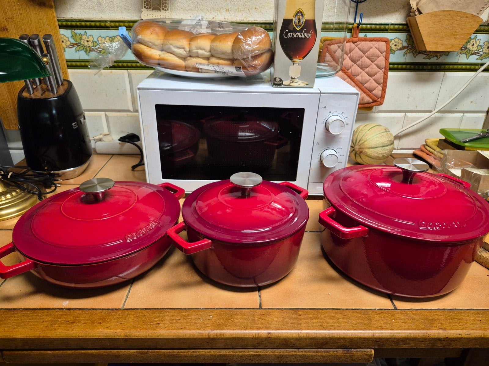 Brabantia gietijzeren kookpotten, Huis en Inrichting, Ophalen, Gietijzer, Overige merken