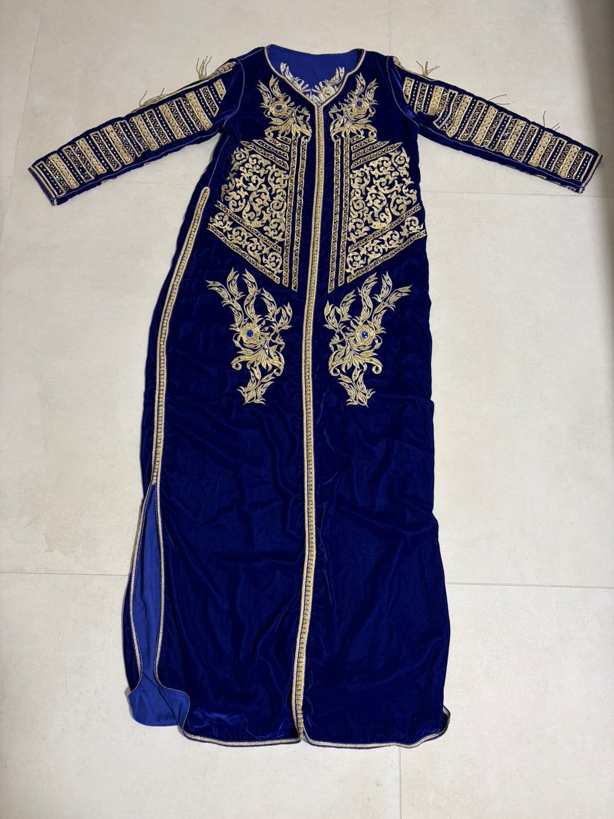 Kaftan en velours, Enfants & Bébés, Enlèvement, Comme neuf, Autres couleurs