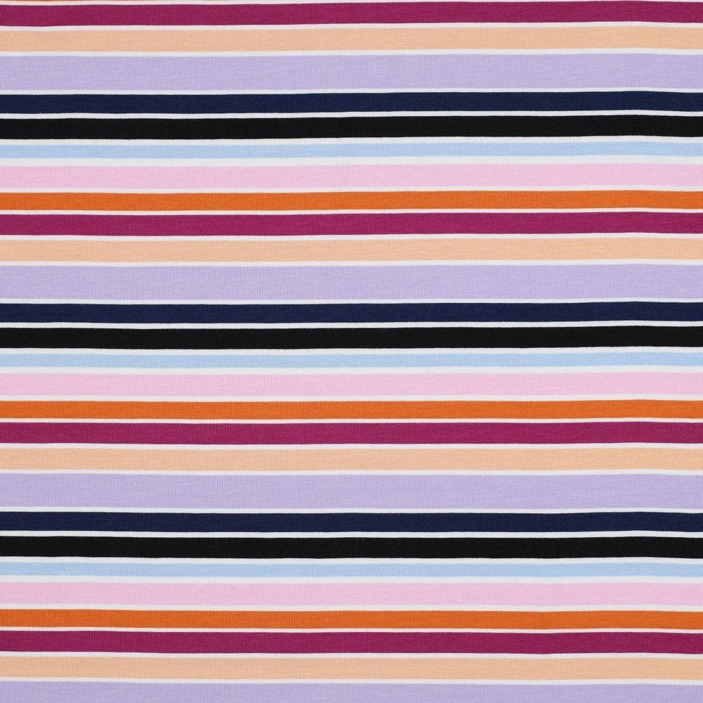 OUTLET : Jersey stof patches stripes -45% korting!, Hobby & Loisirs créatifs, Neuf, Coton, 200 cm ou plus, Enlèvement ou Envoi