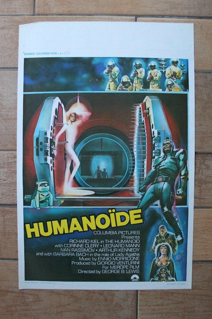 filmaffiche The Humanoid 1979 filmposter, Rechthoekig Staand, Ophalen of Verzenden, Zo goed als nieuw, A1 t/m A3