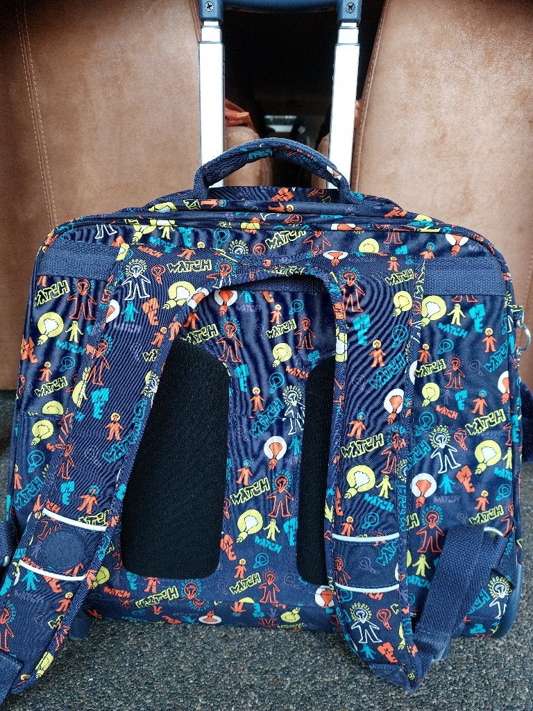 Boekentas Kipling, Ophalen, 30 tot 40 cm, Blauw, Aktetas of Boekentas