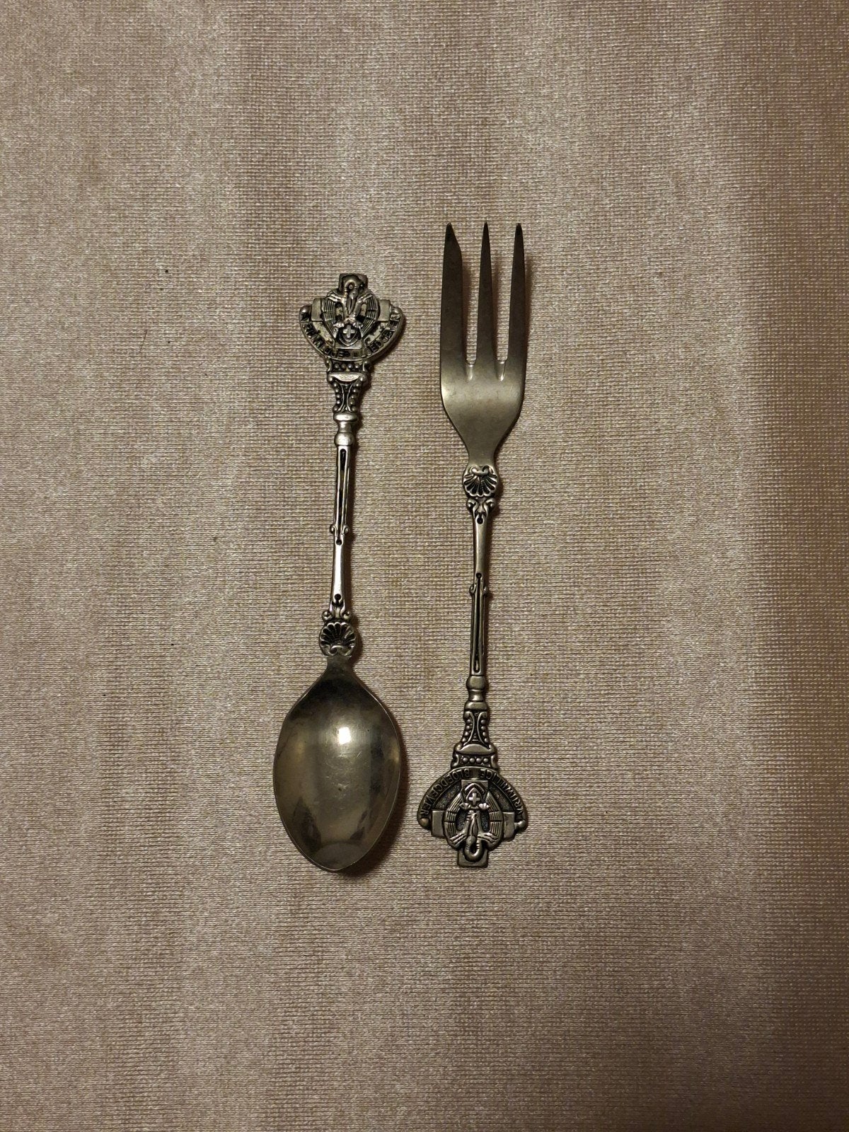 Verzilverde Souvenir Set, Ophalen of Verzenden