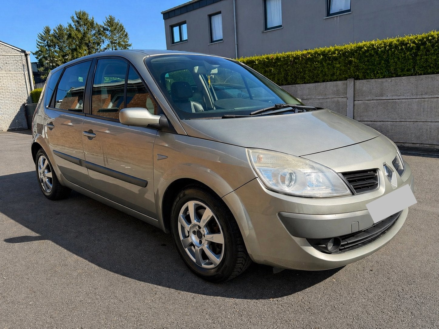 Renault scenic boite automatique prete a immatriculer, Cuir, Argent ou Gris, Achat, Noir