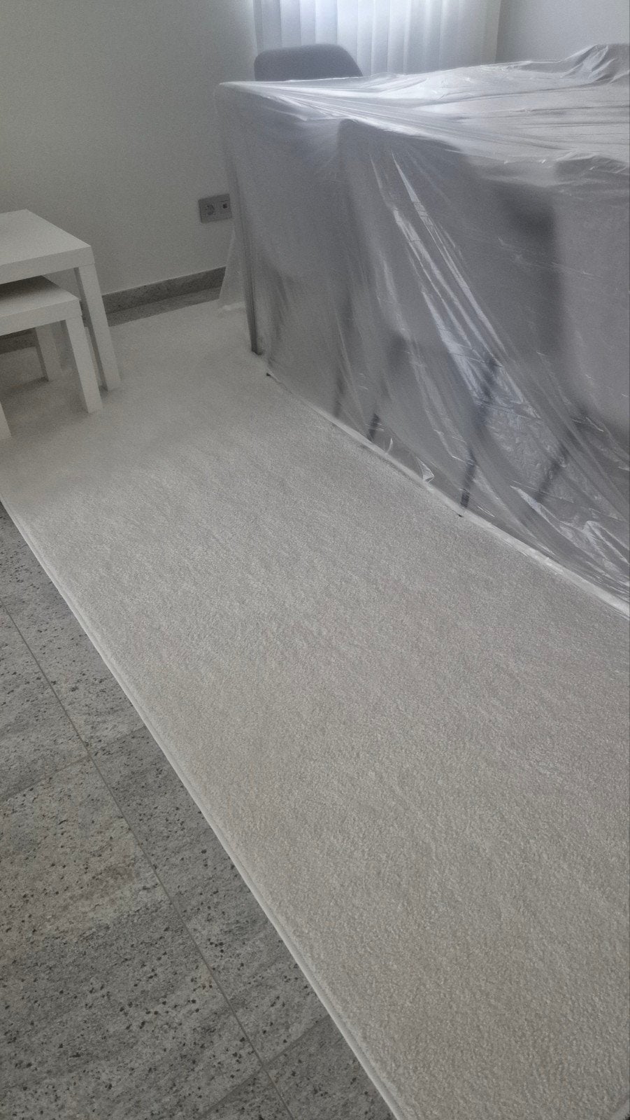 tapijt, Enlèvement, Blanc, Tapis