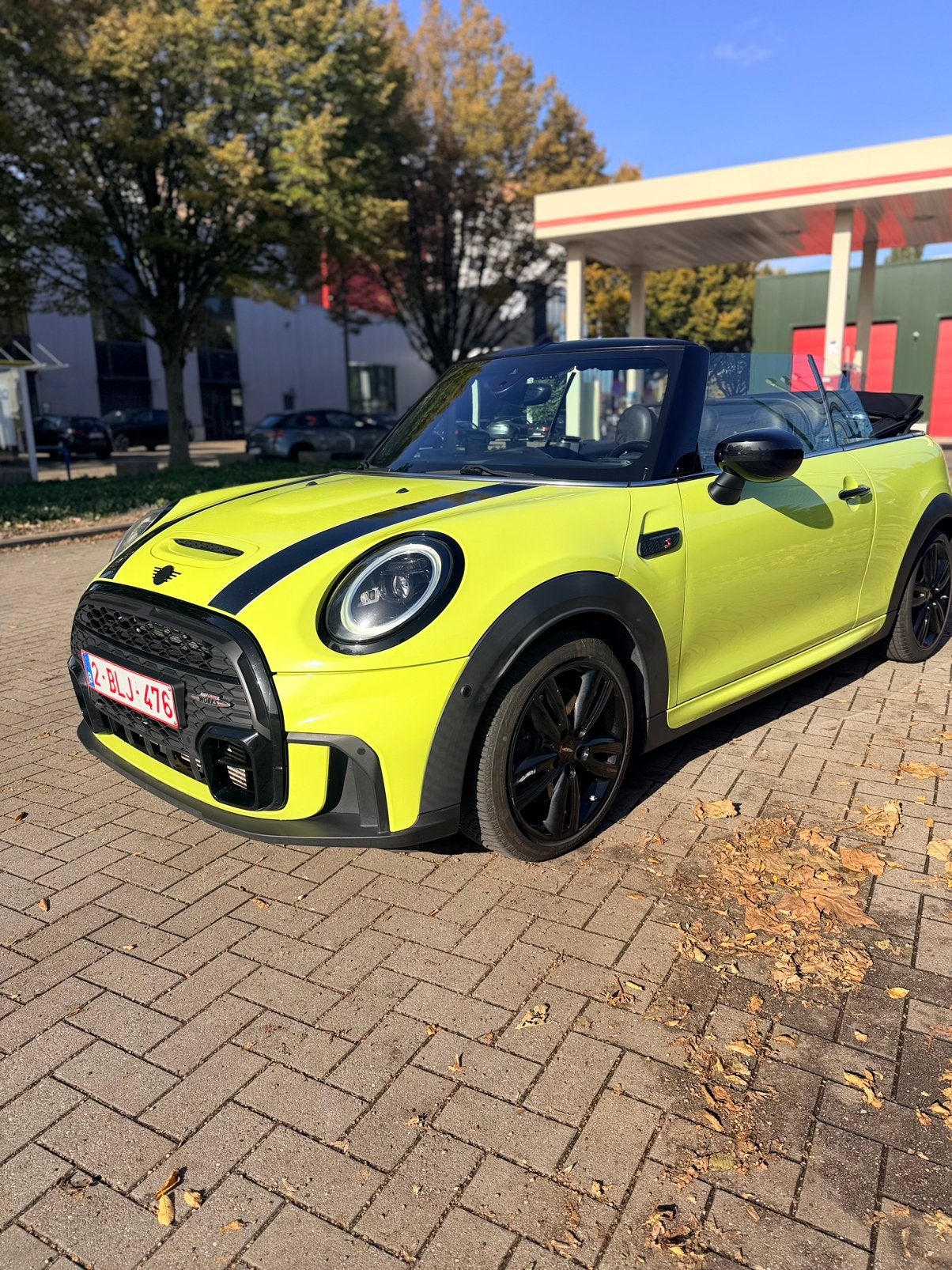 Mini cooper S JCW cabrio, Autos, Cuir, Achat, Euro 6, Noir