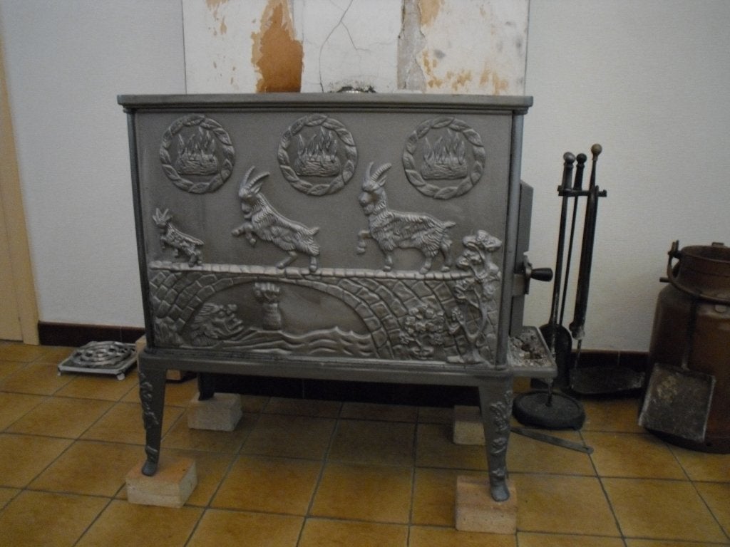 Poêle à bois en fonte "Dovre 300"., Enlèvement, Bois, Autoportant, Poêle à bois