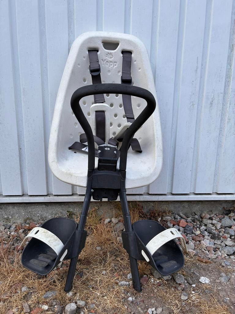 Kinderzit stuur, Fietsen en Brommers, Fietsaccessoires | Fietsstoeltjes, Ophalen, Gebruikt, 0 t/m 13 kg, Voetsteuntjes