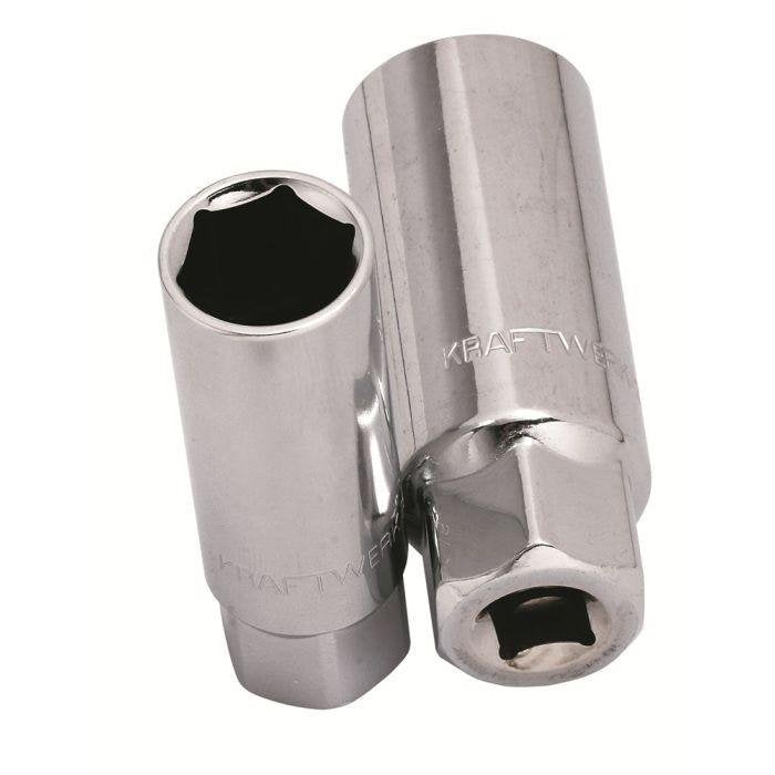 Kraftwerk Bougiedop 3/8 " twaalfkant 14 mm – 201114, Ophalen, Nieuw