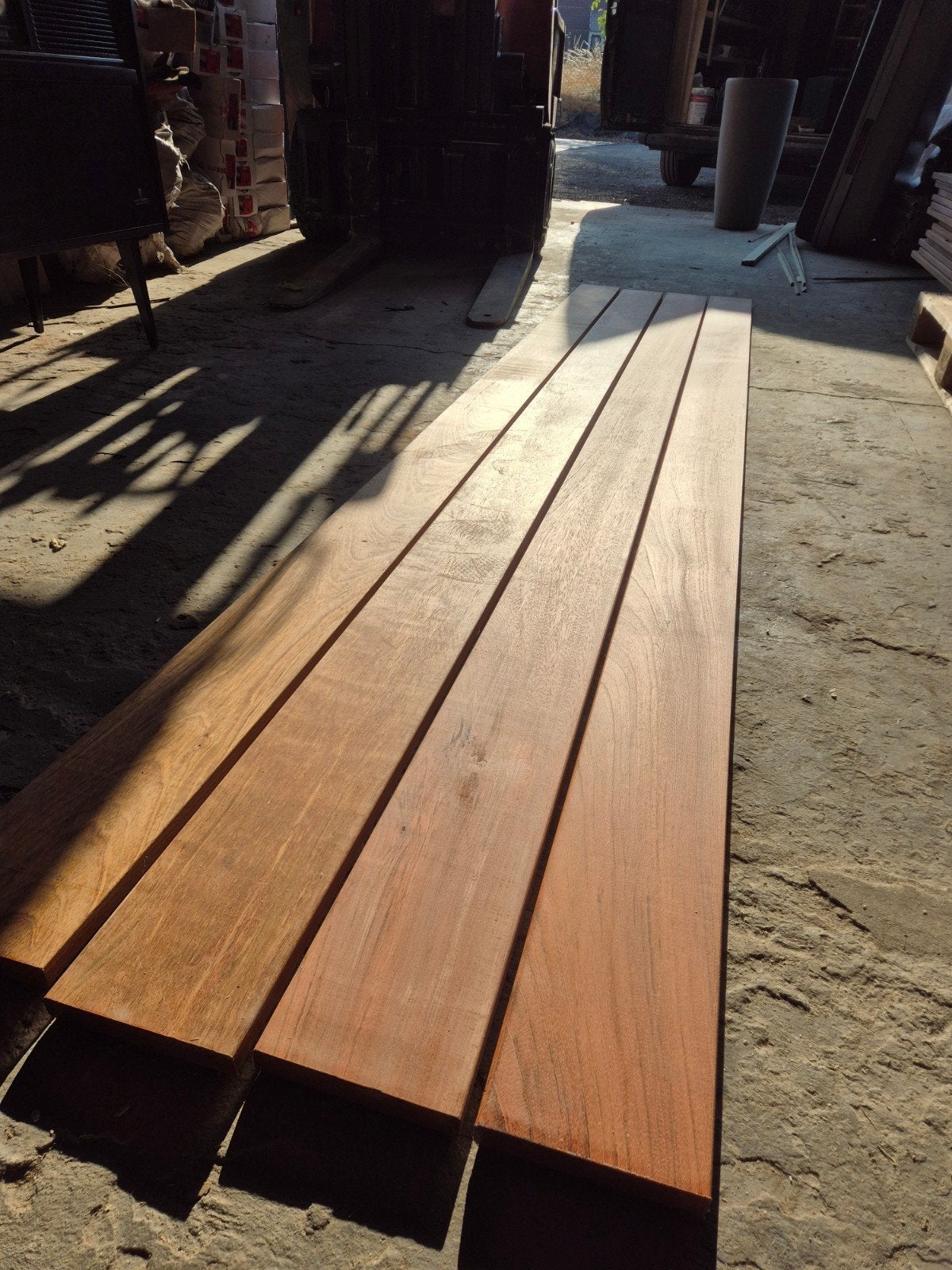 Bois dur tropical non utilisé (Jatoba), Enlèvement