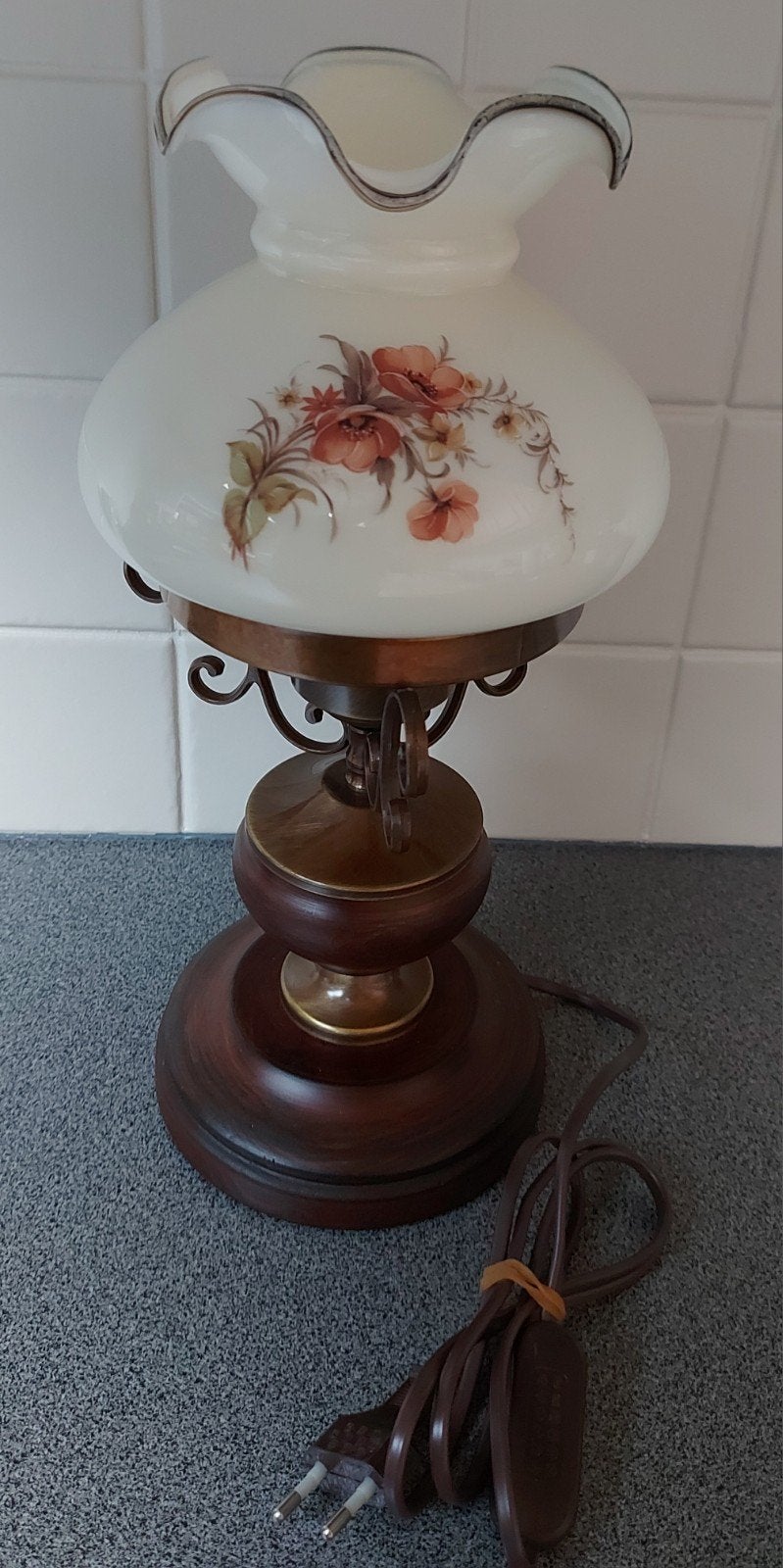 vintage elektrische schemerlamp, Enlèvement