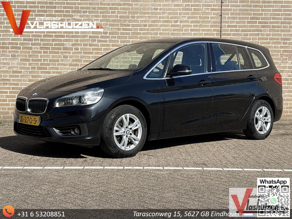 BMW 218 Gran Tourer 2-serie 218d Essential 7p. Automaat | HU, Auto's, BMW, Automaat, Monovolume, 2 Reeks, Zwart