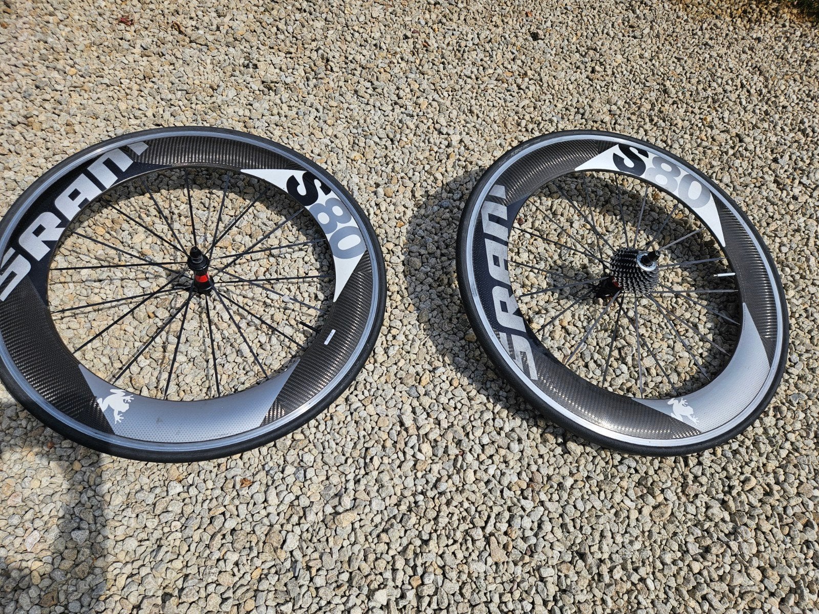 sram wielset carbon s80, Autres marques, 10 à 15 vitesses, Frein sur jante, Enlèvement