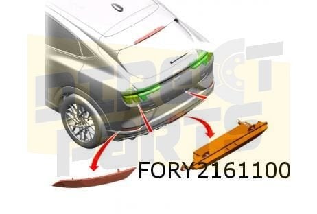 Ford Mustang Mach-E derde remlicht (met sproeier) Origineel!, Neuf, -, -, Ford