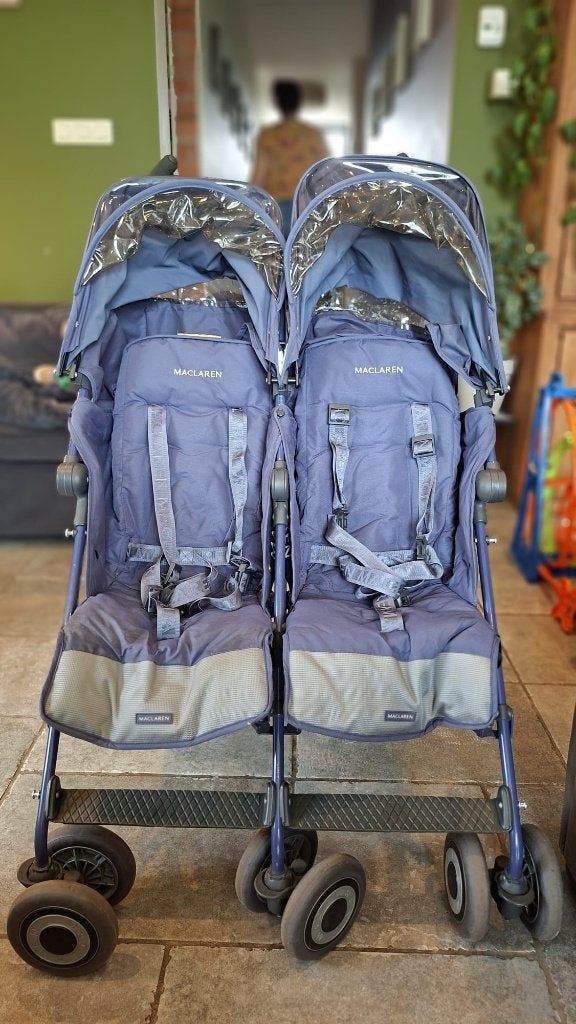 Dubbele buggy maclaren, Ophalen, Gebruikt, Maclaren