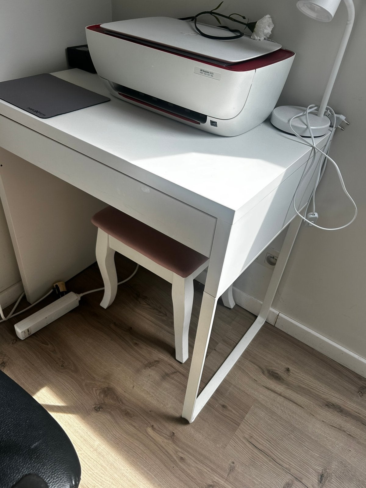 Bureau blanc nouveau, Maison & Meubles, Bureaux, Enlèvement ou Envoi, Comme neuf, Blanc