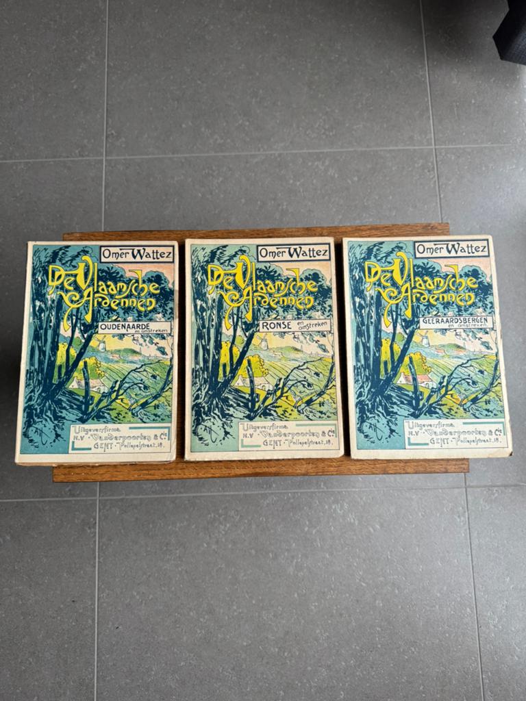 Boeken van Omer Wattez: De Vlaamsche Ardennen. 3 delen., Boeken, Ophalen, Gelezen