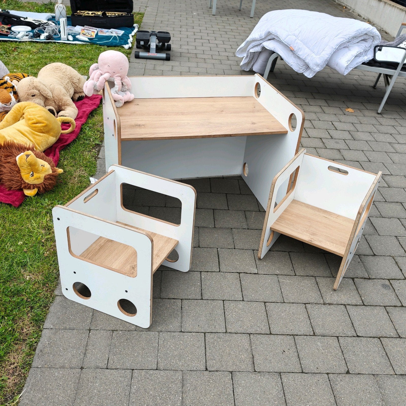 Montesorri tafel + stoelen voor kinderen, Ophalen, Stoel(en)