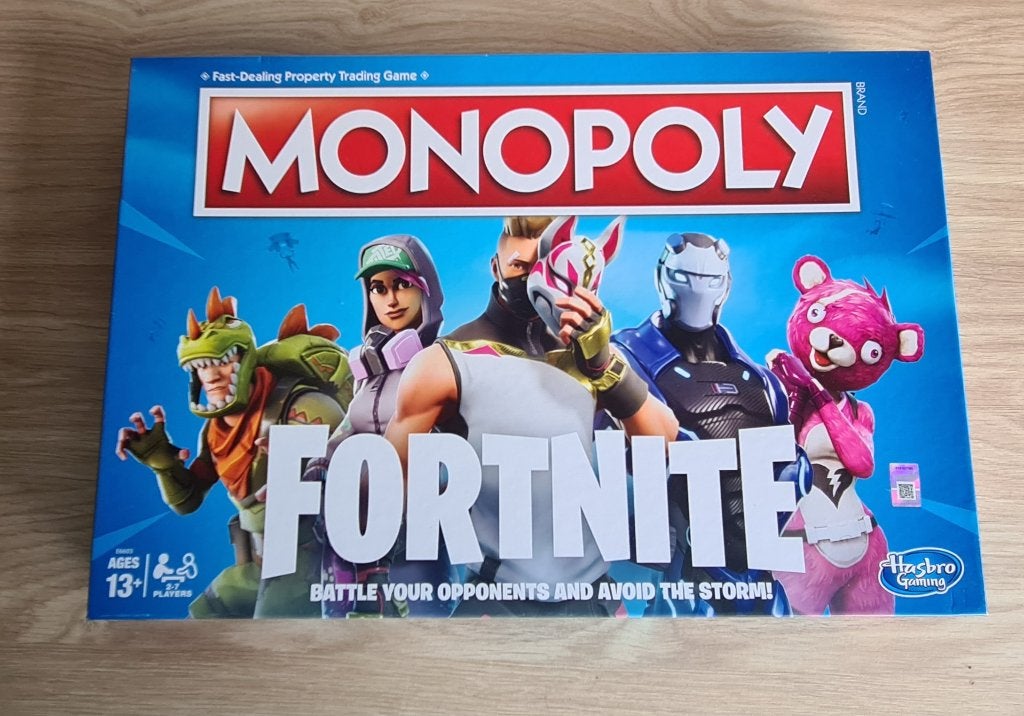 Monopoly Fortnite, Drie of vier spelers, Ophalen of Verzenden, Zo goed als nieuw, HASBRO