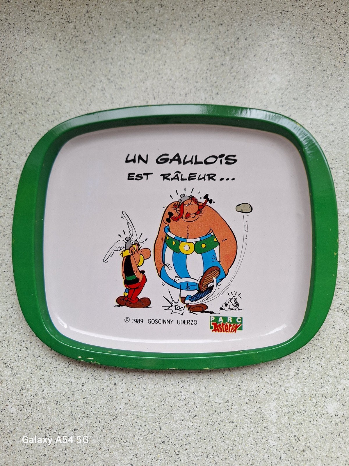 Asterix Obelix plateau Vintage, Parc Asterix 1989!