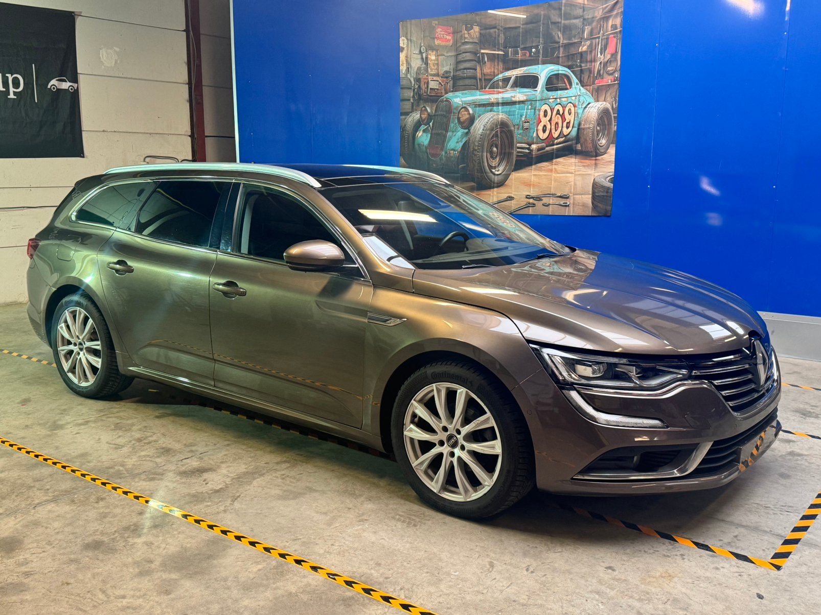 Ranault Talisman, Auto's, Renault, 4 cilinders, Bruin, Leder, Bedrijf