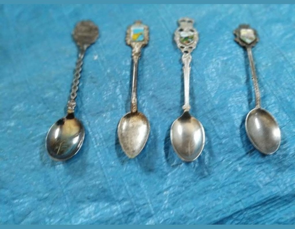 souvenier sierlepeltjes van overal, Ophalen of Verzenden